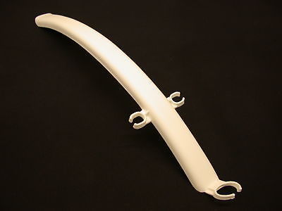 REAR CLIP ON SPLASH MUDGUARD ROAD SPORTS OR FIXIE BIKE WHITE