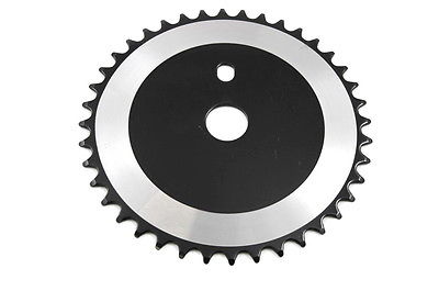 OLD SCHOOL BMX OPC CHAINRING 40 TEETH 1-8" FOR ONE PIECE CRANK BLACK THIS WIL
