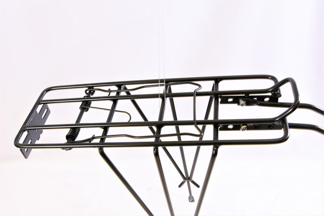 Town Bike Rear Pannier Rack,spring Adjustable Carrier For 700c Or 26 ...