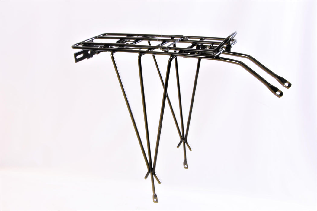 Town Bike Rear Pannier Rack,spring Adjustable Carrier For 700c Or 26 ...