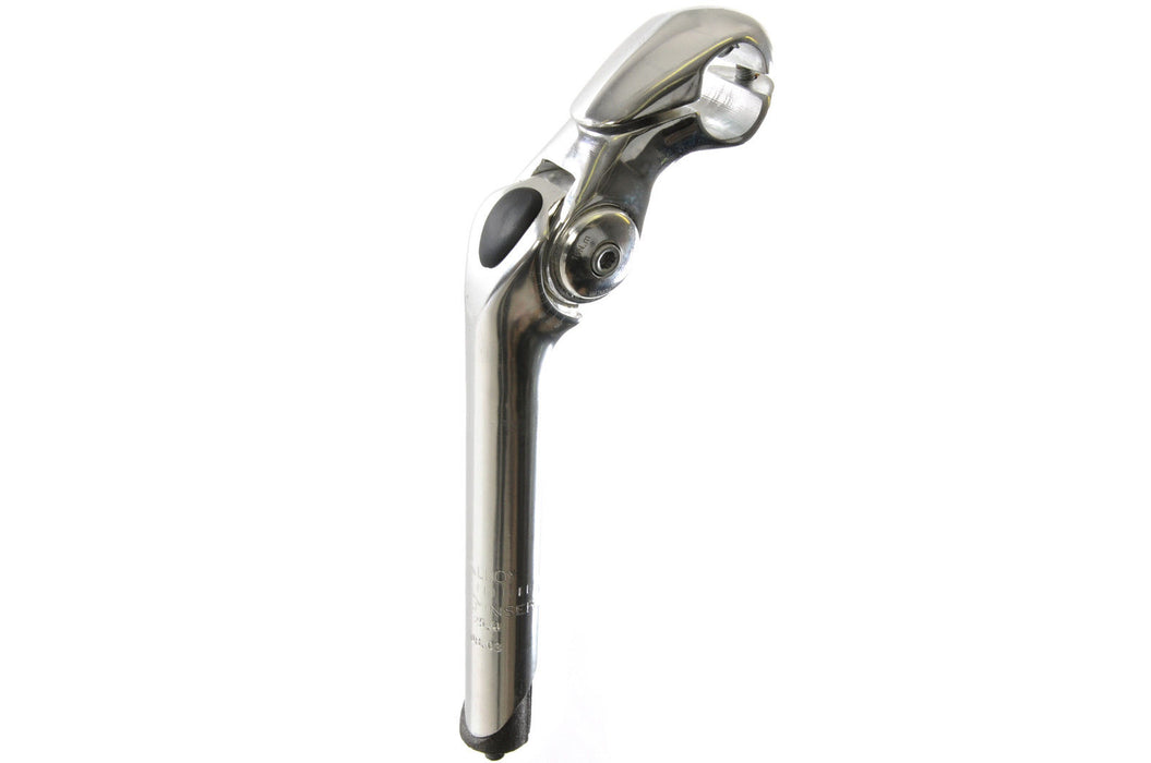 ADJUSTABLE 25.4mm HANDLEBAR STEM,0 to +60 DEGREE,QUALITY QUILL POLISHED ALLOY