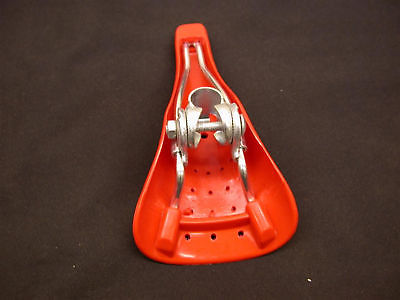 SMALL MX RED SADDLE OLD SCHOOL BMX GENUINE MADE IN 80's ITALIAN NEW OLD STOCK
