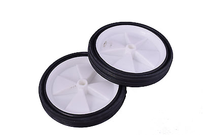 PAIR GREAT QUALITY REPLACEMENT BICYCLE STABILISER OR ANY USE WHEELS 5”,125mm DI