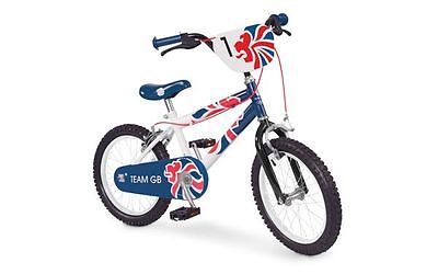 OLYMPIC'S TEAM GB CHILDS 16" BMX BIKE NEW BARGAIN IN  ENGLAND COLOURS