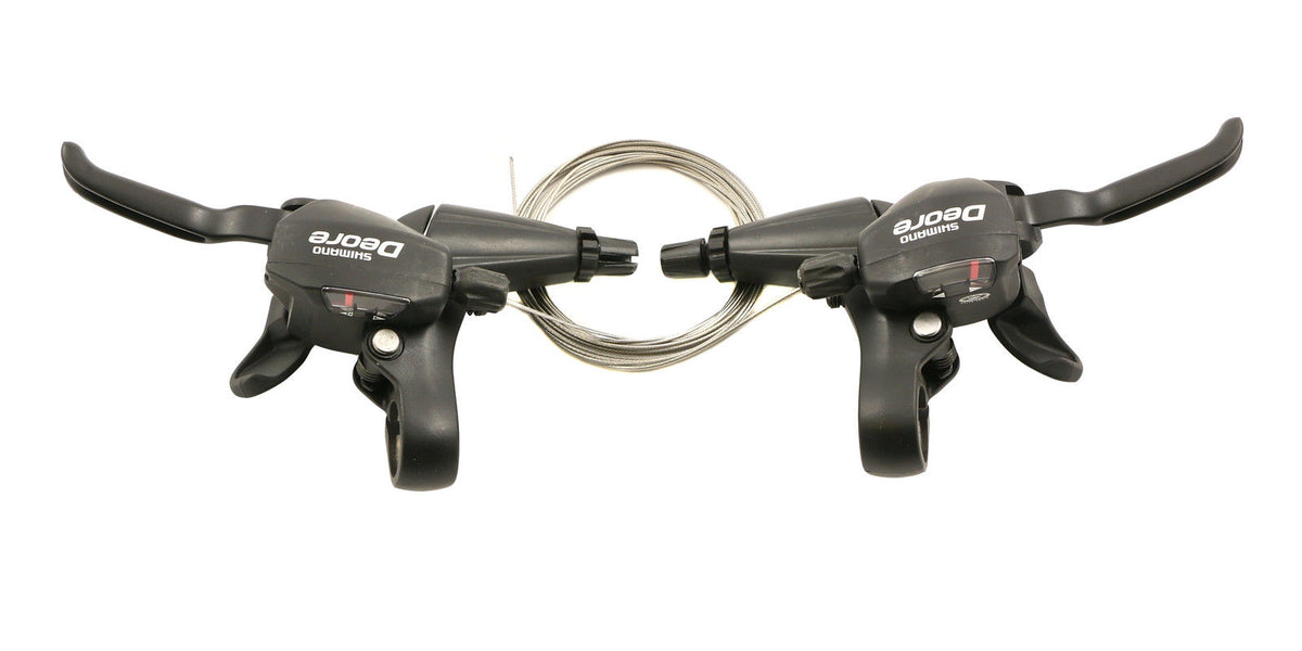 PAIR SHIMANO 27 SPEED DEORE M530 DUAL CONTROL SHIFTERS / BRAKE