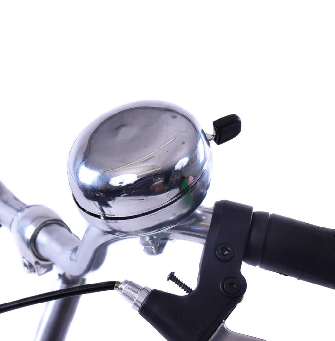 80mm VINTAGE STYLE DING DONG BELL SILVER CHROME BIKE BELL LOUD SOUND SALE PRICE