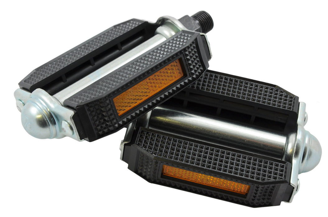 PAIR RALEIGH CHOPPER TYPE NEW BLOCK PEDALS, GRIFTER, YAMAHA FS1E, SUZU