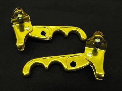 OLD SCHOOL BMX -BURNER DIA COMPE TECH 2 TYPE ALLOY BRAKE LEVER ANODISED GOLD NOS