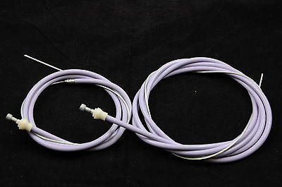 FIXIE or 70's 80's 90's RACING SPORTS BIKE PURPLE FRONT & REAR BRAKE CABLE SET - Bankrupt Bike Parts
