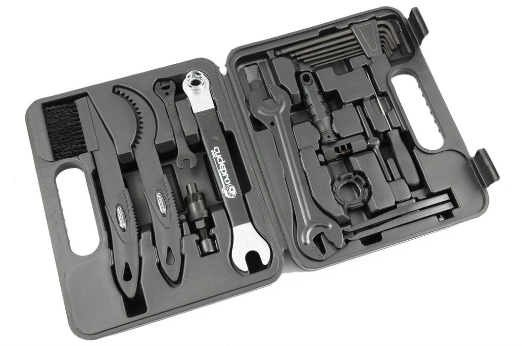 CYCLE ENTHUSIASTS & MECHANICS 19 PIECE CYCLE TOOL KIT