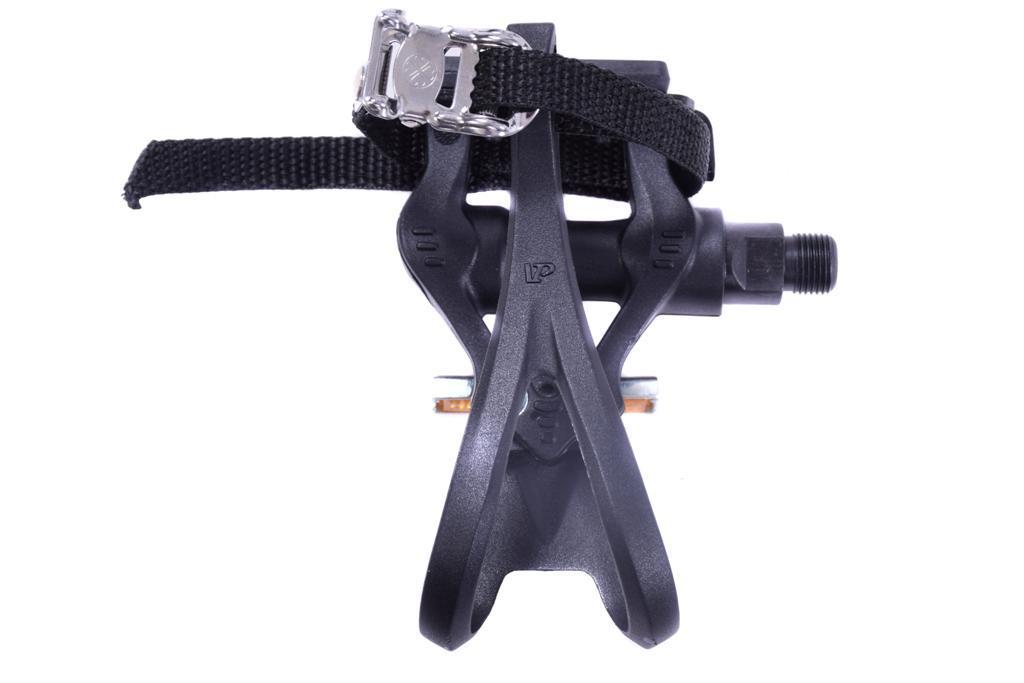 PAIR BIKE VP PEDALS WITH TOE CLIP & STRAPS 9-16” LIGHT WEIGHT BLACK LOW PRICE