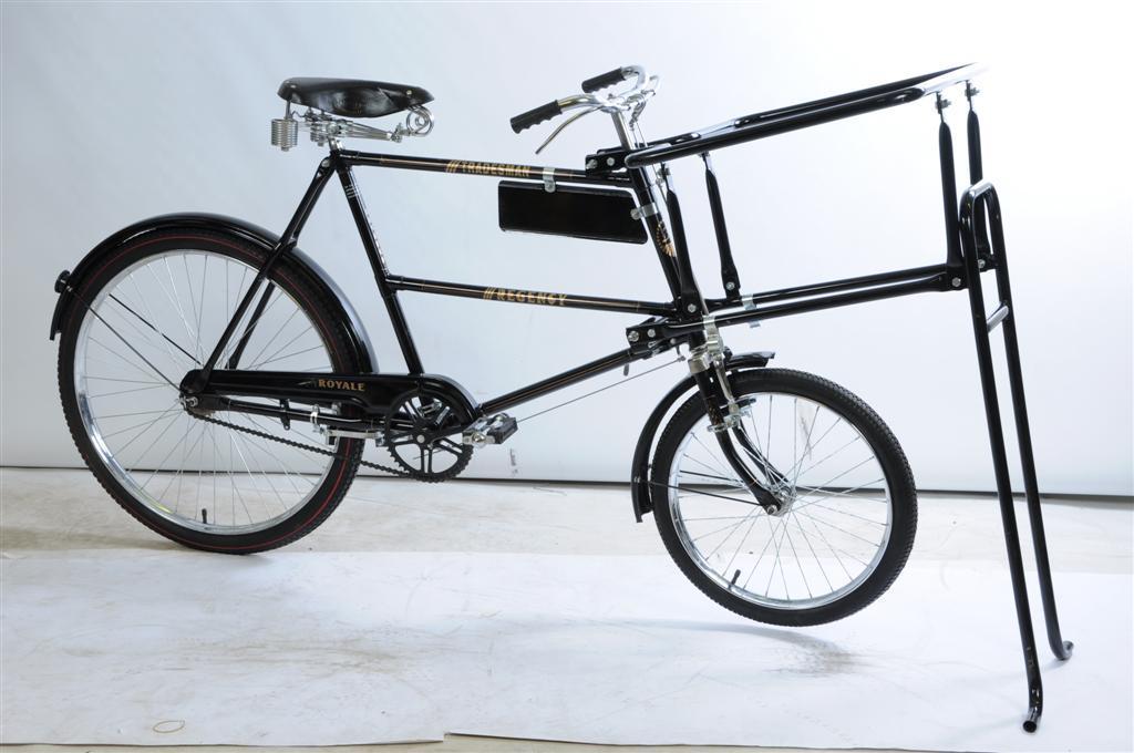 TRADITIONAL ANTIQUE STYLE BUTCHERS BIKE COMPLETE DISPLAY LOW RIDER BIK