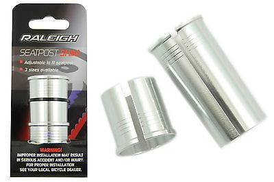 27.2mm SHIM FOR BIKE SEAT POST SADDLE STEM CONVERT FROM 29.6-31.8mm GFS996