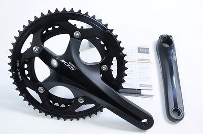 SHIMANO 105 FC-5700 10 SPEED DOUBLE CHAINSET 52/39T CHAINWHEEL SET