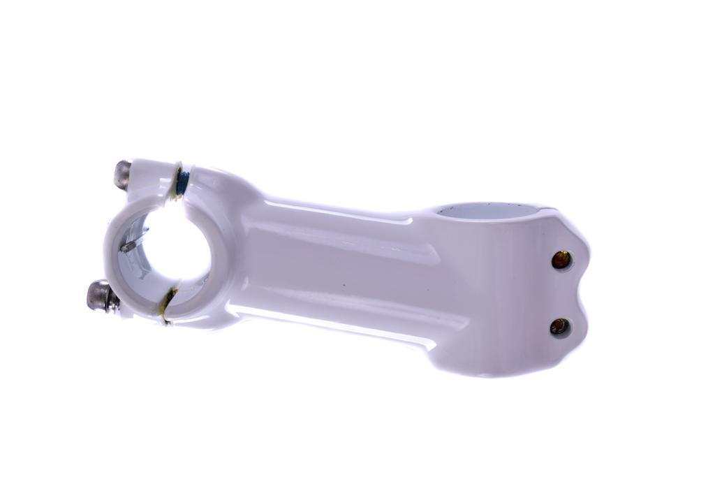 WHITE A-HEAD HANDLEBAR STEM 90mm 10 DEGREES RISE ALLOY GLOSS WHITE SALE PRICE
