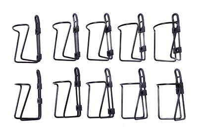 WHOLESALE JOB LOT 10 CLASSIC STYLE RACING BIKE WATER BOTTLE CAGES BLACK