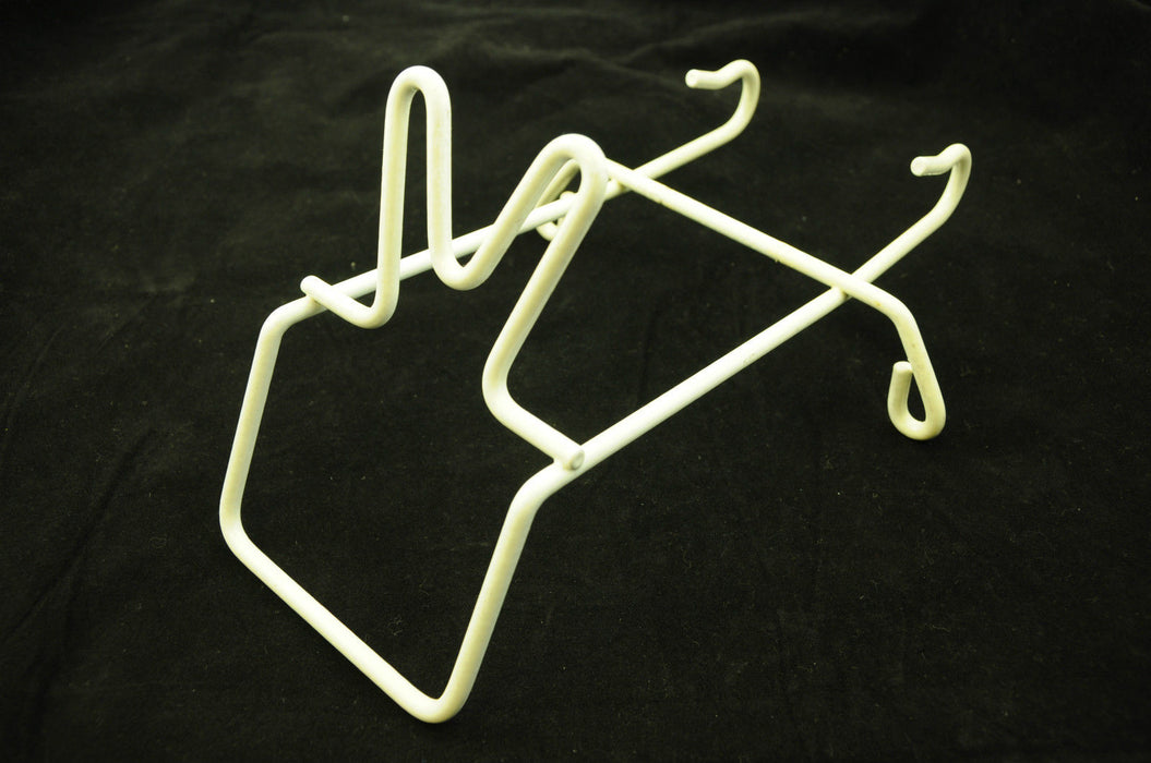 SPENCER WIRE BASKET HANDLEBAR HANGER ,HOLDER,HOOK FOR ATTACHING BASKET WHITE - Bankrupt Bike Parts