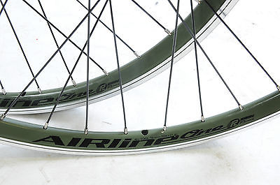 SALE 26" MTB DISC BRAKE 8-9 CASSETTE SEALED HUB GREEN AIRLINE DOUBLE WALL RIMS