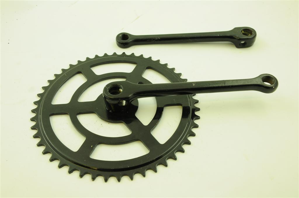 50's,60's,70's,80's ROADSTER BIKE 48 TEETH SINGLE 1-8" COTTERED CHAINSET 175mm