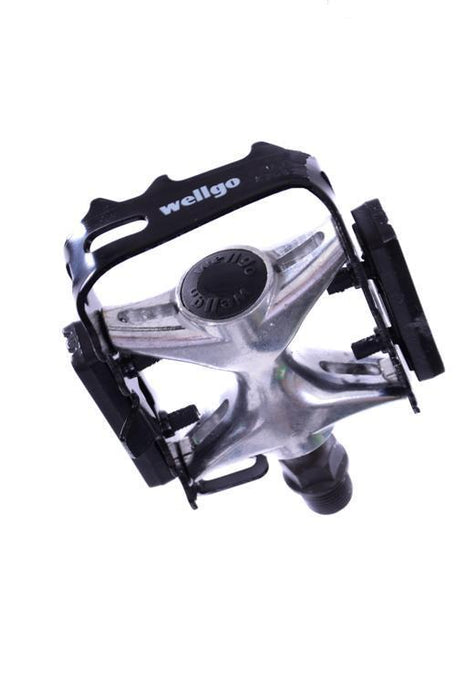 ALLOY MTB PEDALS FROM WELLGO 9-16" BIKE ALLOY BODY PEDALS AT BARGAIN PRICE NEW