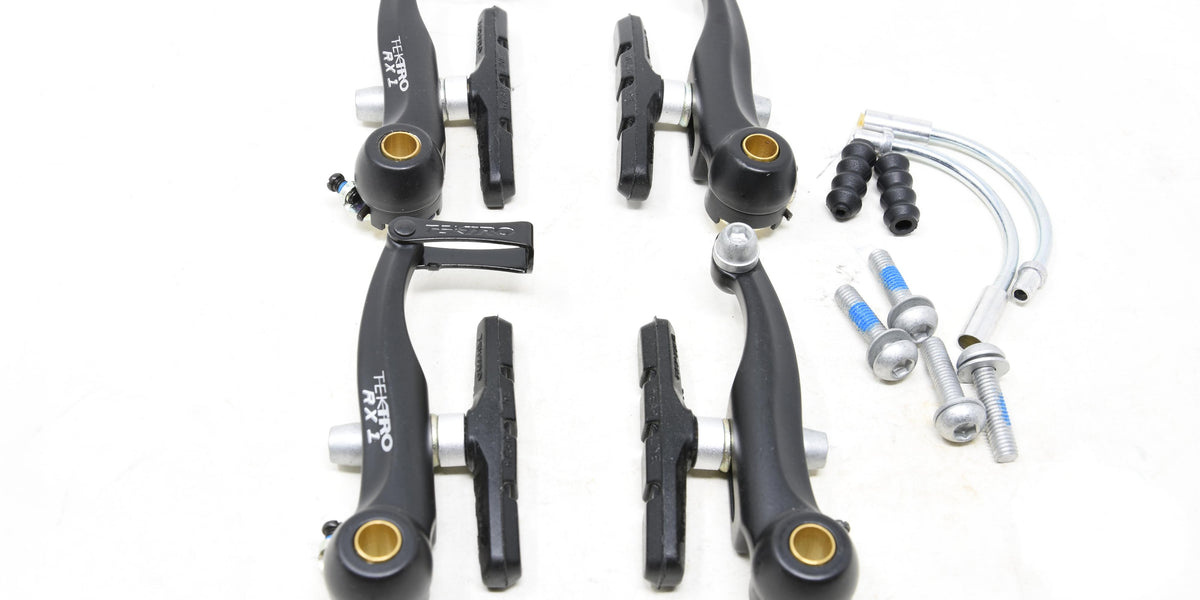 Freins Tektro RX1 CX Mini V-Brake – Jeu De Leviers Noirs, 22,2 Mm, Neufs