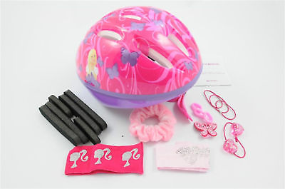 barbie bike helmet set BARBIE CYCLE/SCOOTER SAFETY HELMET+ MY FAB BEAUTY GIRLS SET SIZE 46-52cm