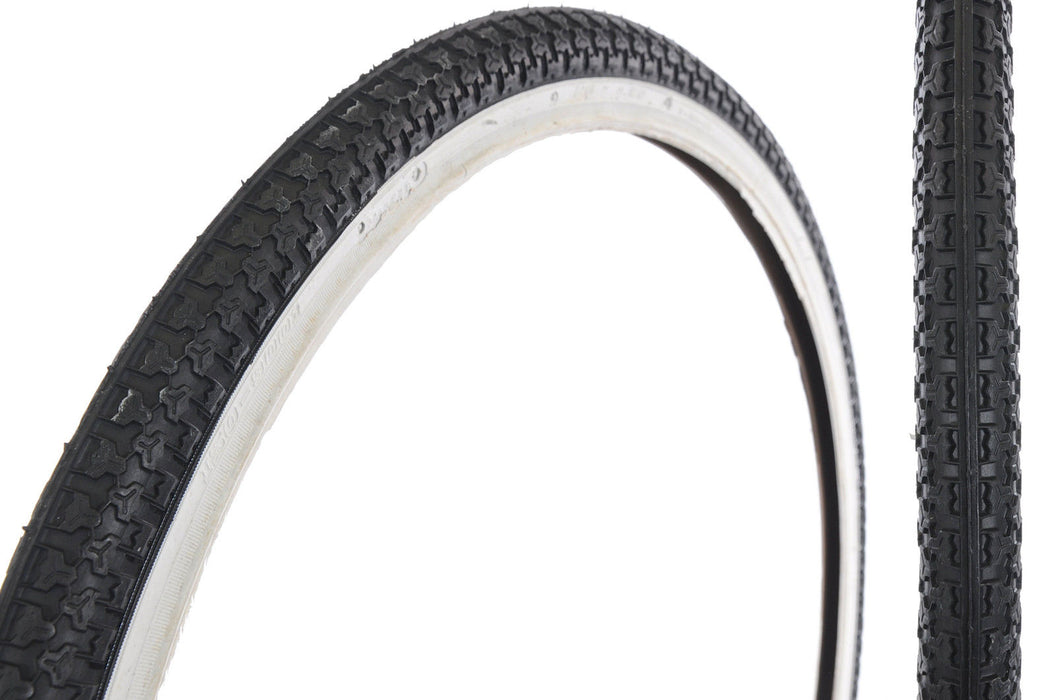 26 x 1.90 MOUNTAIN BIKE-ATB WHITEWALL TYRE CLASSIC CENTRE RIB TREAD HARD TO FIND