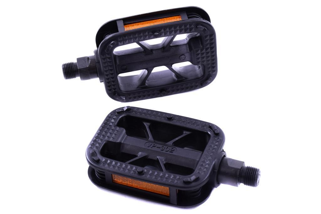 PAIR BIKE PEDALS VP TREKKING URBAN CITY CYCLE REFLECTOR PEDALS VP-302 TOP QUALIT