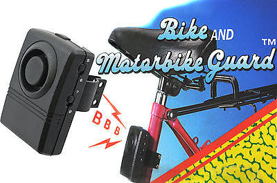 BICYCLE ALARM TO SUIT MOST TYPES OF BIKES MOTION SENSOR ANTI THEFT SECURITY
