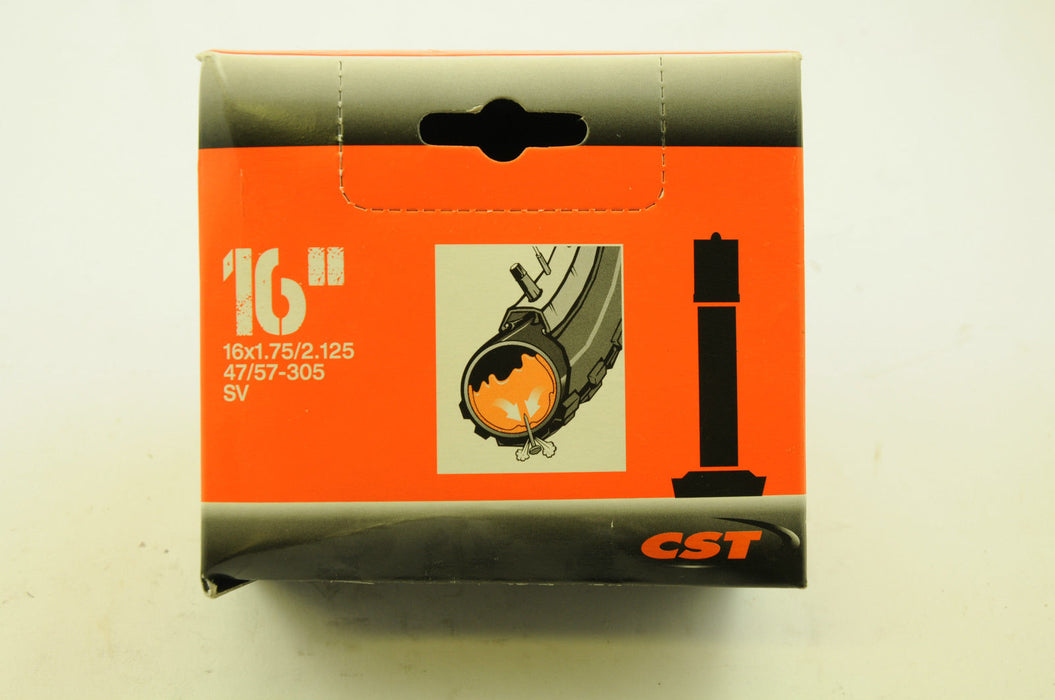 PAIR(2)TOP QUALITY CST SELF SEALING BICYCLE INNER TUBES 16x1.75-16x2.125 50% OFF