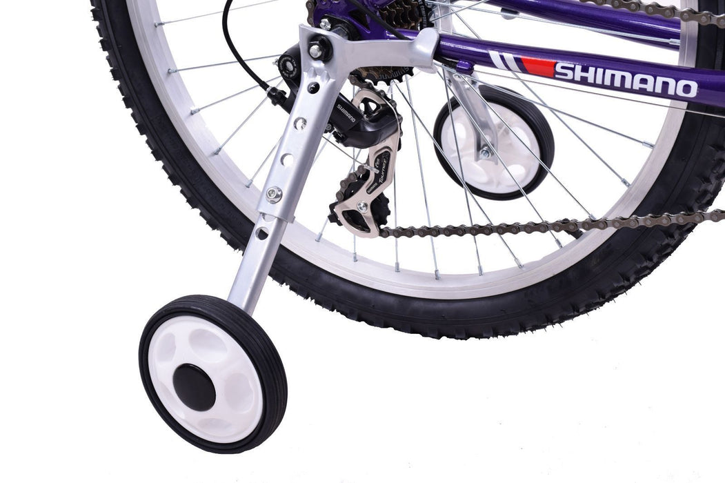 BICYCLE BALANCE WHEELS TO ALLOW SPECIAL NEEDS TO RIDE 20” & 24” GEARED BIKES