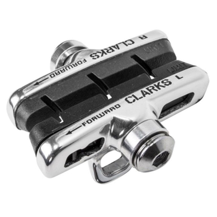TWO PAIRS CLARKS ELITE ROAD BRAKE PADS W- LIGHTWEIGHT FOR CAMPAG RECORD, CHORUS