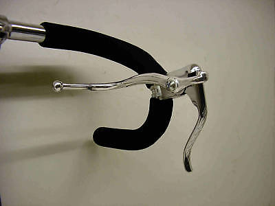 RACING BIKE FIXIE DROP HANDLEBARS COMPLETE SET WITH DUAL ACTION