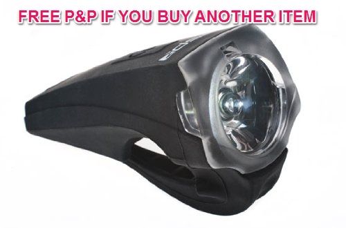 RALEIGH RSP RECHARGEABLE FRONT BIKE CYCLE LIGHT 100 LUMENS SILICONE ULTRA LAA758 - Bankrupt Bike Parts