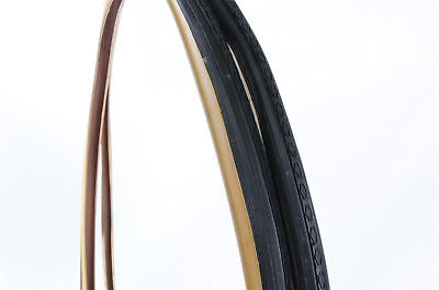 PAIR TYRES 26 x 1-1-8 650 x 28A 590 x 28 RARE AMBERWALL SUIT RALEIGH T7282