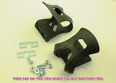 PAIR CYCLE MINI-TOE CLIPS FROM VP-700 QUICK ENTRY- EXIT VERY LIGHTWEIGHT 50% OFF