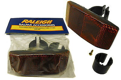 RALEIGH WIDE BIKE SEAT POST REAR REFLECTOR, FITS MOST BIKES IDEAL FO