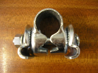SEAT BRACKET- SADDLE CLAMP TO ATTACH ANY SEAT WITH RAILS TO A BIKE SEAT POST NOS