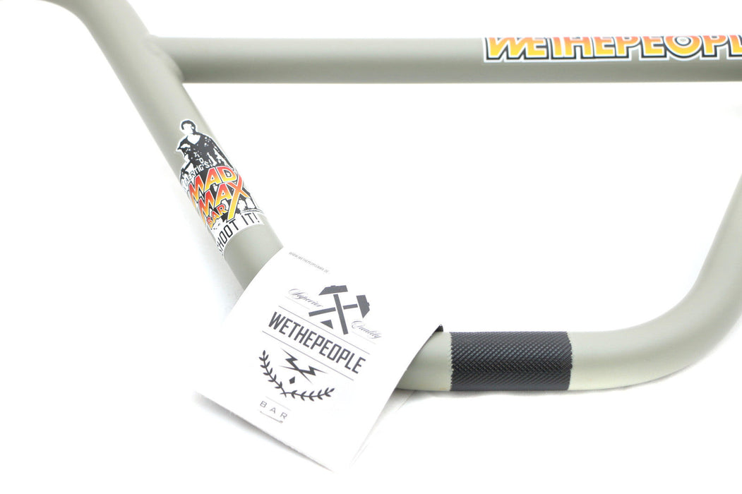 WETHEPEOPLE MAD MAX 8.7” RISE BMX FULL CR-MO 730mm HANDLEBAR GREY