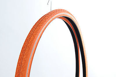 PAIR ORANGE DUTCH PERFECT TYRES 700x38c,28 x 1 5-8 x 1 1-2 (SRI-27)SALE 50%+ OFF