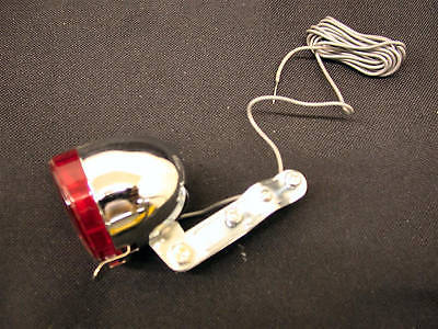6 VOLT REAR DYNAMO LIGHT CLASSIC TRADITIONAL VINTAGE TYPE WITH BRACKET AND WIRE