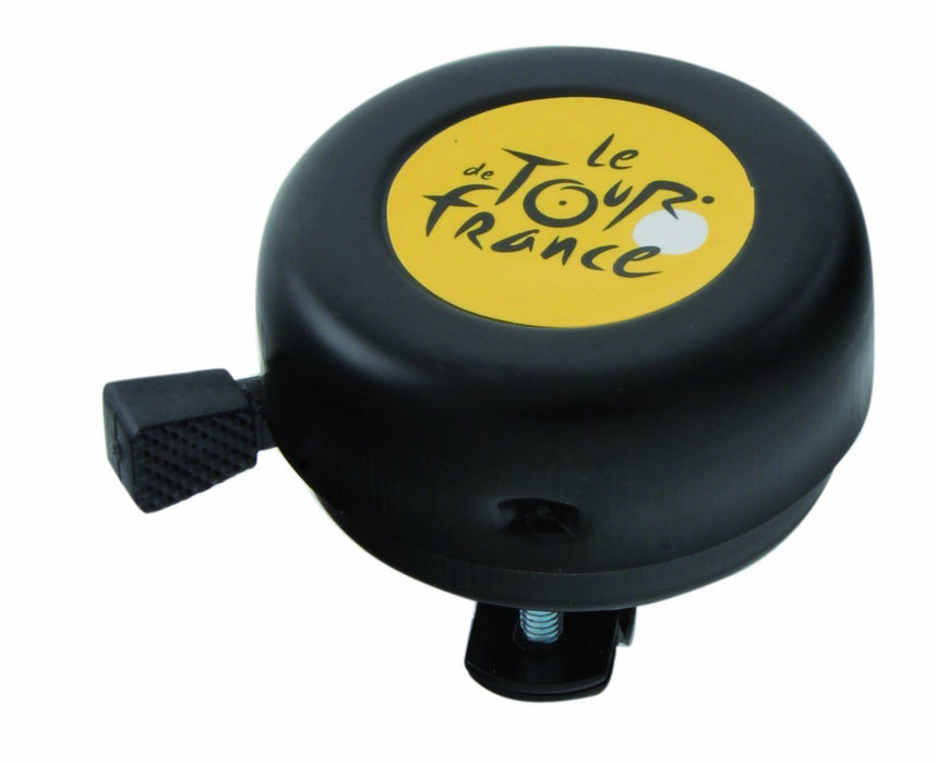 "LE TOUR DE FRANCE” LIGHTWEIGHT BLACK TRADITIONAL CYCLE BELL THAT FITS MOST BIKE