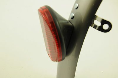 BIKE REAR REFLECTOR FOR FITTING ON FULL LENGTH MUDGUARDS LARGE SIZE 75mm NOS