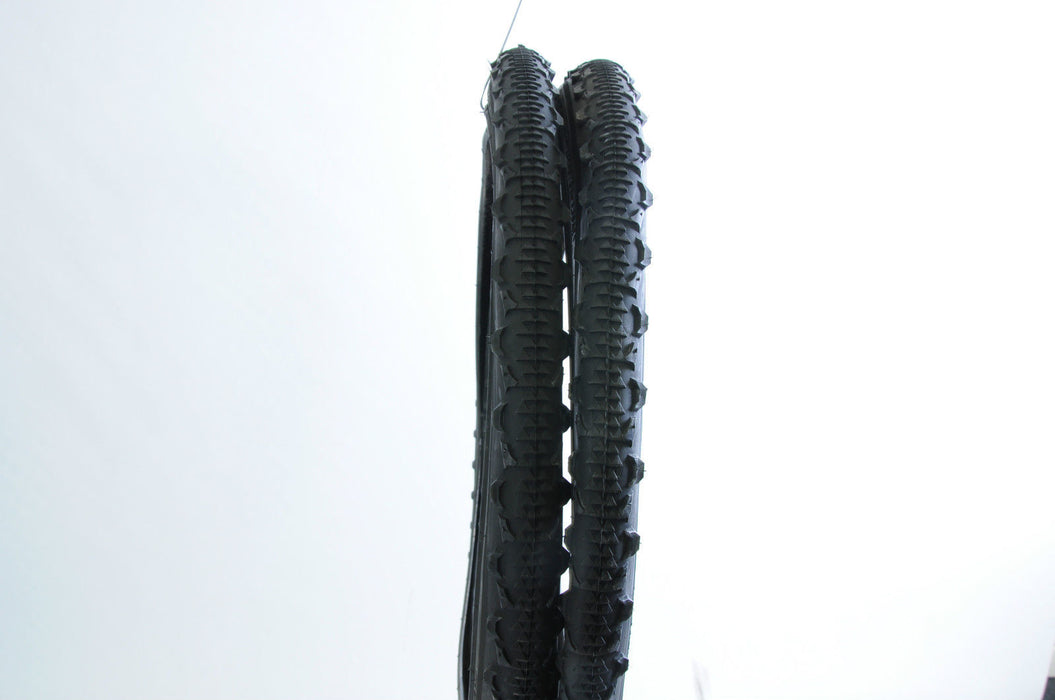 PAIR MTB 24 x 1.75 (47-507) SEMI SLICK TYRES WITH FREE INNER TUBES