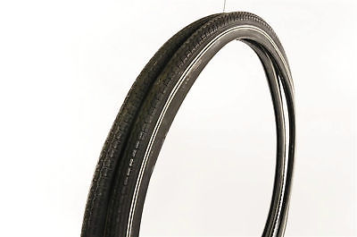 PAIR (2) WHEEL CHAIR TYRES 24x1 3-8 BLACK WITH WHITE LINE ALSO SUIT VINTAGE BIKE