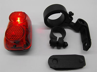 RALEIGH BRANDED LED BICYCLE REAR LIGHT DUAL FUNCTION WIDE ANGLE REDUCED BARGAIN