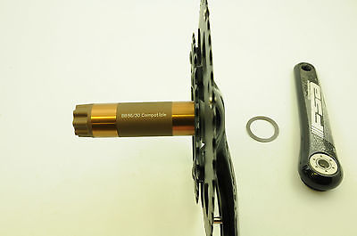 FSA GOSSAMER BB386 EVO COMPACT DOUBLE CHAINWHEEL CHAINSET 50-34 172.5mm 50% OFF