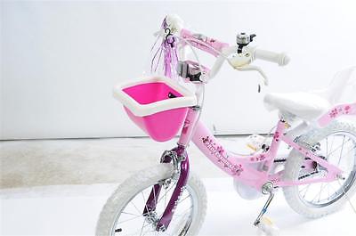 GIRLIE BIKE PINK BASKET STRONG HIGH QUALITY HEADSET MOUNTING GREAT IDEAL PRESENT