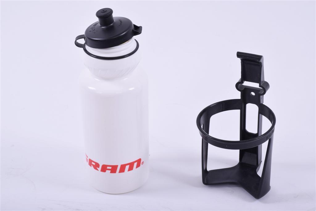 SRAM MTB-CYCLE WATER DRINKS BOTTLE 600ml COMPLETE WITH ZEFAL BOTTLE CAGE HOLDER
