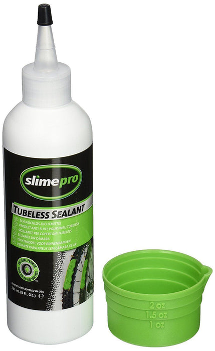 SLIME PRO TUBELESS PUNCTURE PROOF SEALANT FOR TUBE AND TUBELESS TYRES 8oz- 237ml